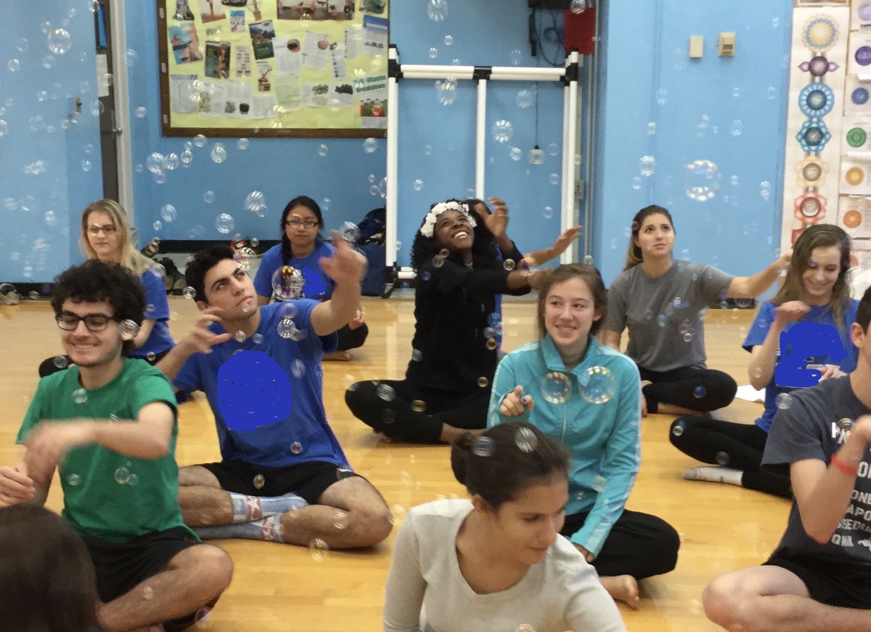 Yoga Bubbles Activity